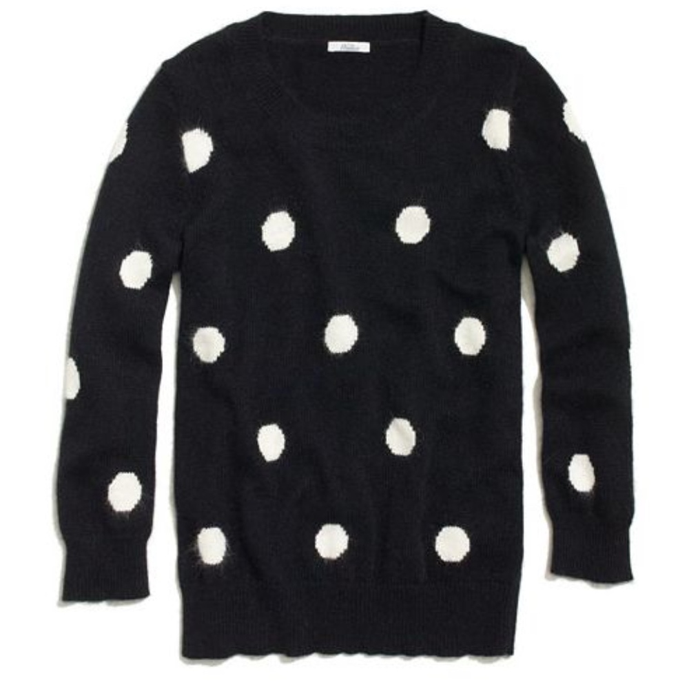 Madewell Spotted Snowfall Sweater Size XS
